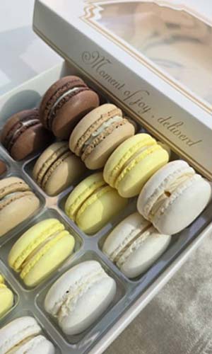 قیمت شیرینی ماکارون شکلاتی